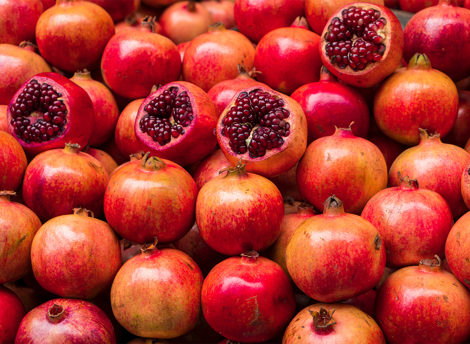 Usufrua da proteção única da romã