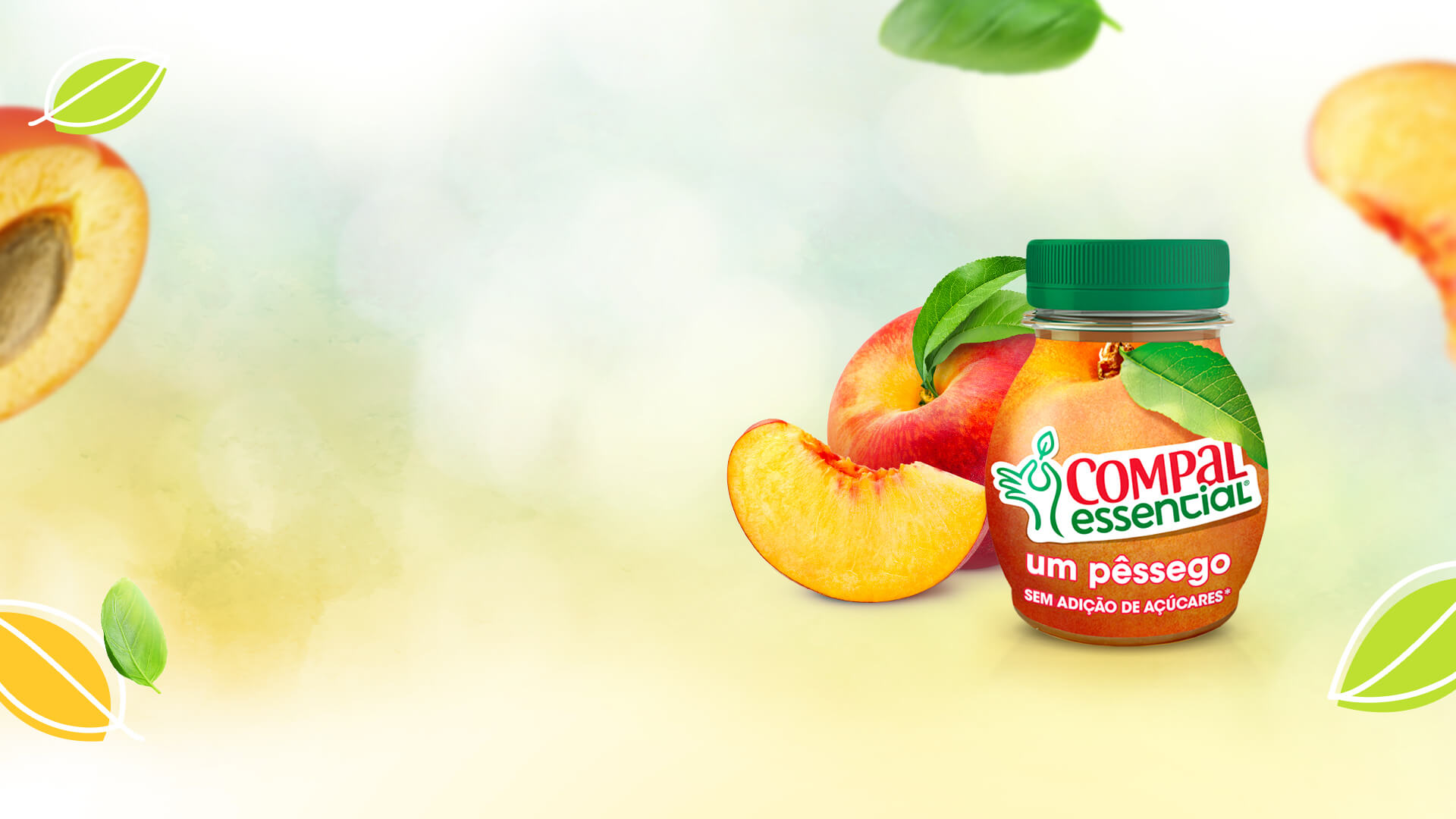 Essencial Doses de Fruta Pêssego