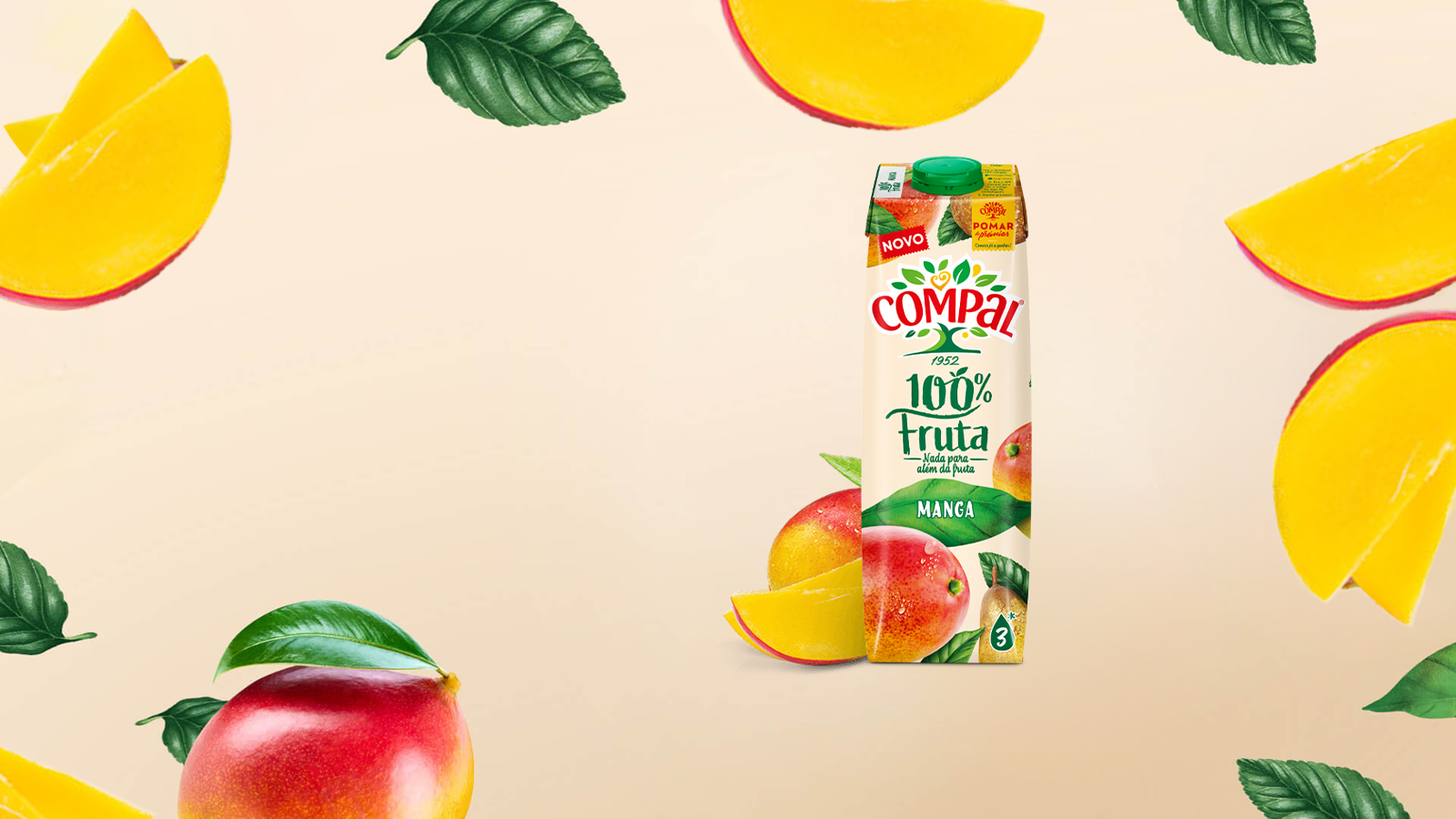 100% Manga | 100% Fruta | Compal