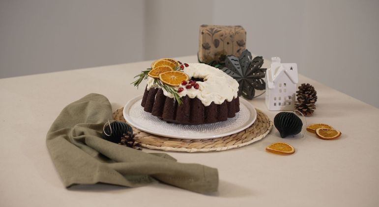 Receita de Bolo de Laranja e Chocolate