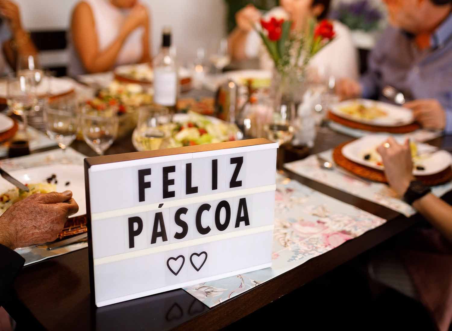 Almoço de Páscoa em Familia