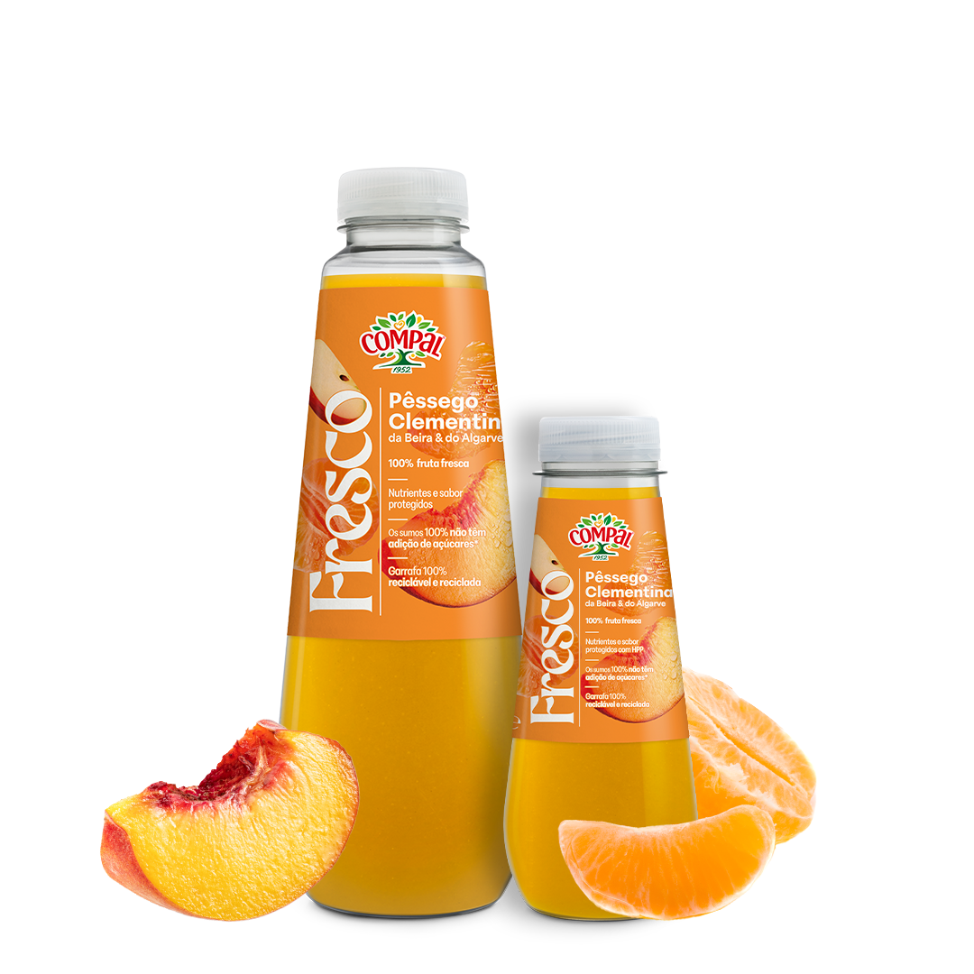 Sumos e Néctares Clássico FRESCO Pêssego da Beira & Clementina do Algarve